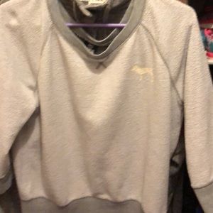 VS PINK 3/4 sleeve crop pullover